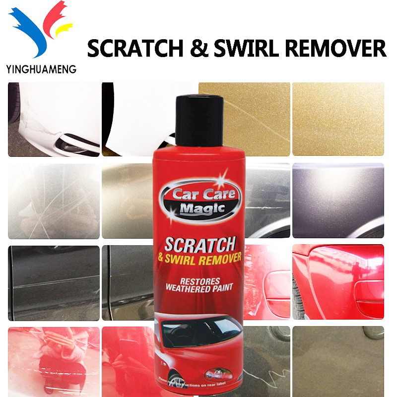 car scratch & swirl remover kit, specially formulated compound will easily remove and 