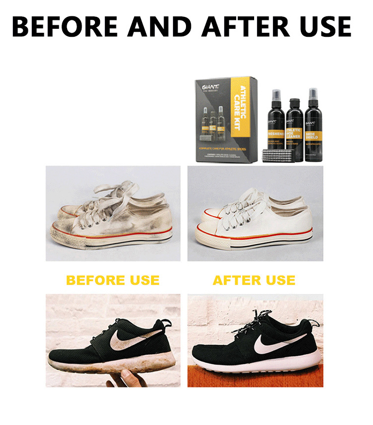 Hot saling  athletic shoe care kit sneaker shoe cleaning shoe cleaner