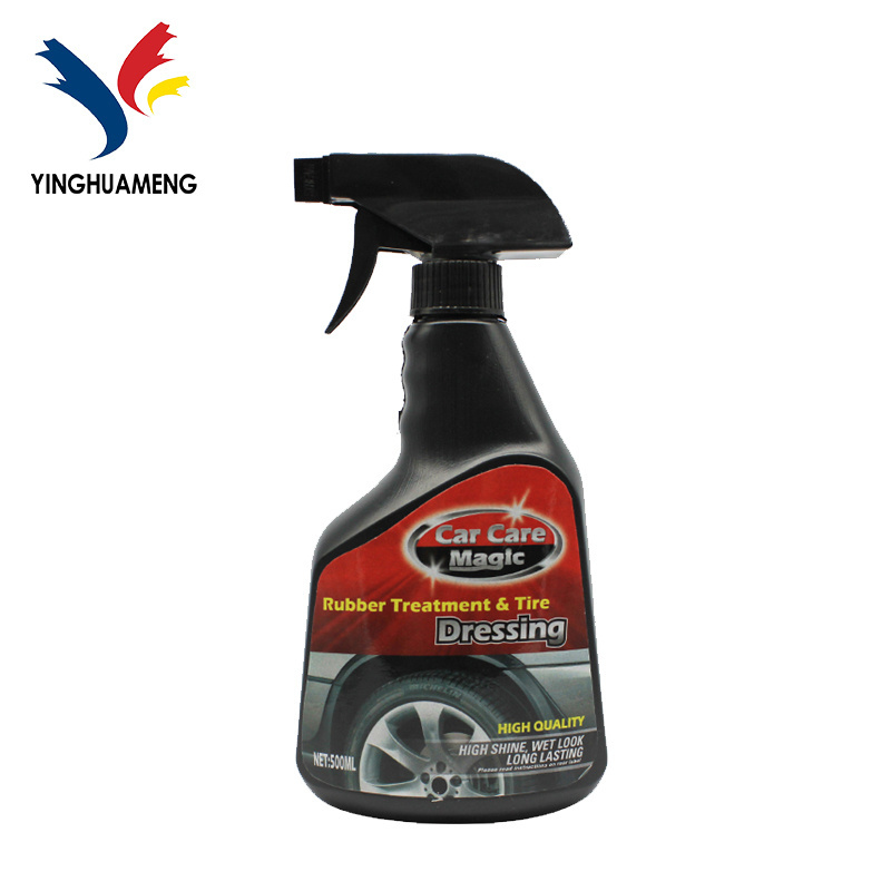 Car Care Magic Tire Dressing Tire Shine Cleaner Tire Wax Spray For Any Rubber