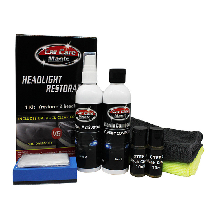 high performance headlight restoration kit headlight cover lens restorer cleaner car headlight restoration liquid coating