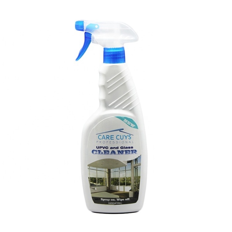 Glass Cleaning Spray Liquid 500ml Glass Window Cleaner Spray No Grease and High Luster Household UPVC and Glass Cleaner