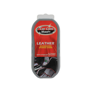 Car dashboard cleaning polishing protection waxing sponge car interior leather seat brightening artifact