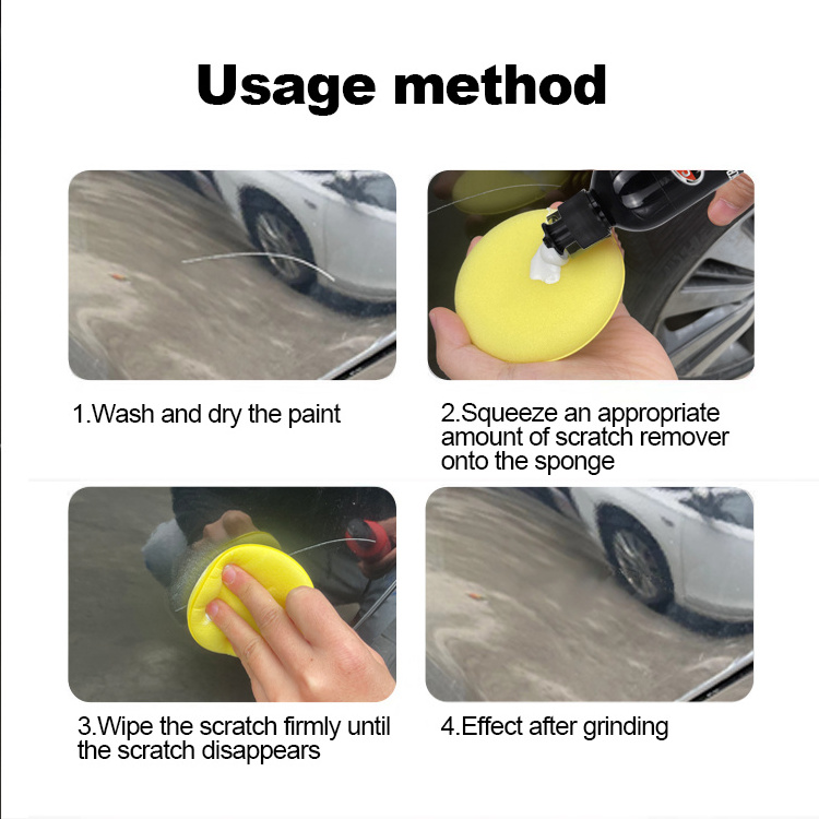 Car Polish Wax Auto Polish and Paint Restorer Easily Repair Paint Scratches