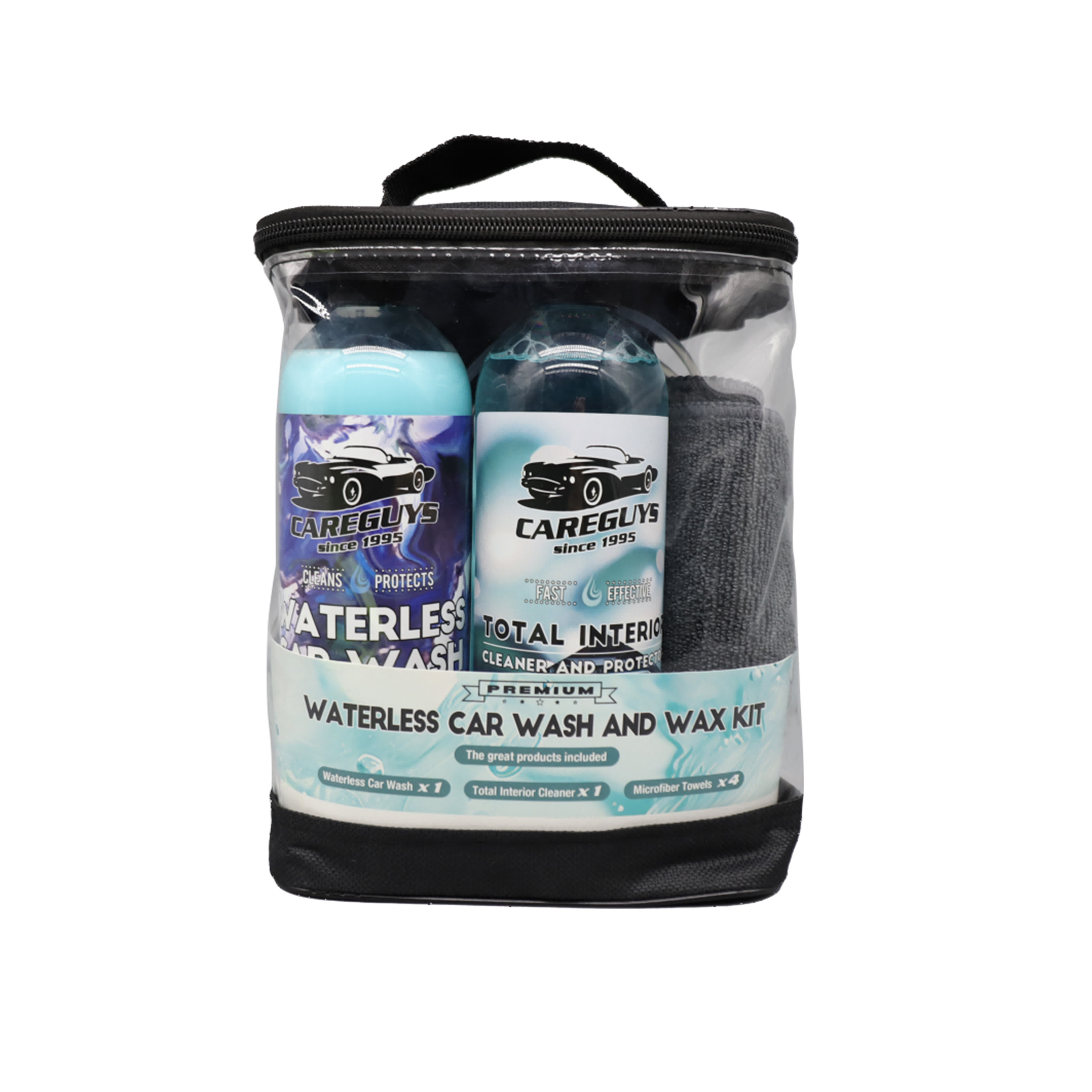 Car Wash Kit & Cleaning Kit Foam Wash Soap Car Wax Glass Window Cleaner Tire