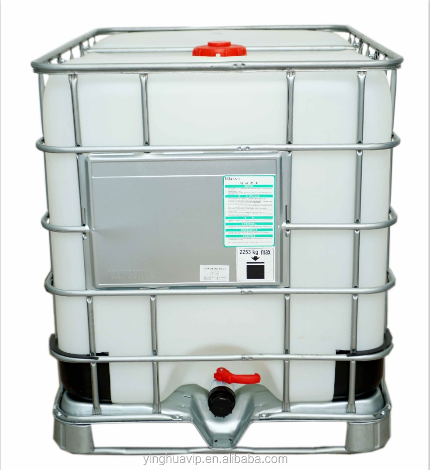 Recycling 1000 litre chemical storage totes HDPE IBC tank bulk liquid storage containers