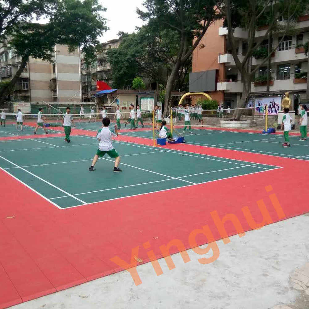 O-04  Outdoor sport flooring synthetic flooring for basketball court futsal flooring cost