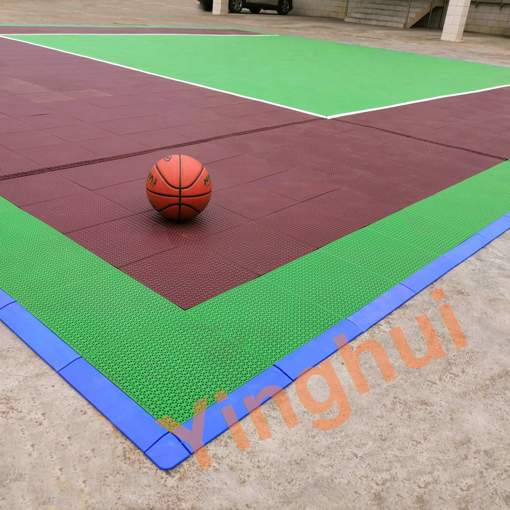 O-04  Outdoor sport flooring synthetic flooring for basketball court futsal flooring cost