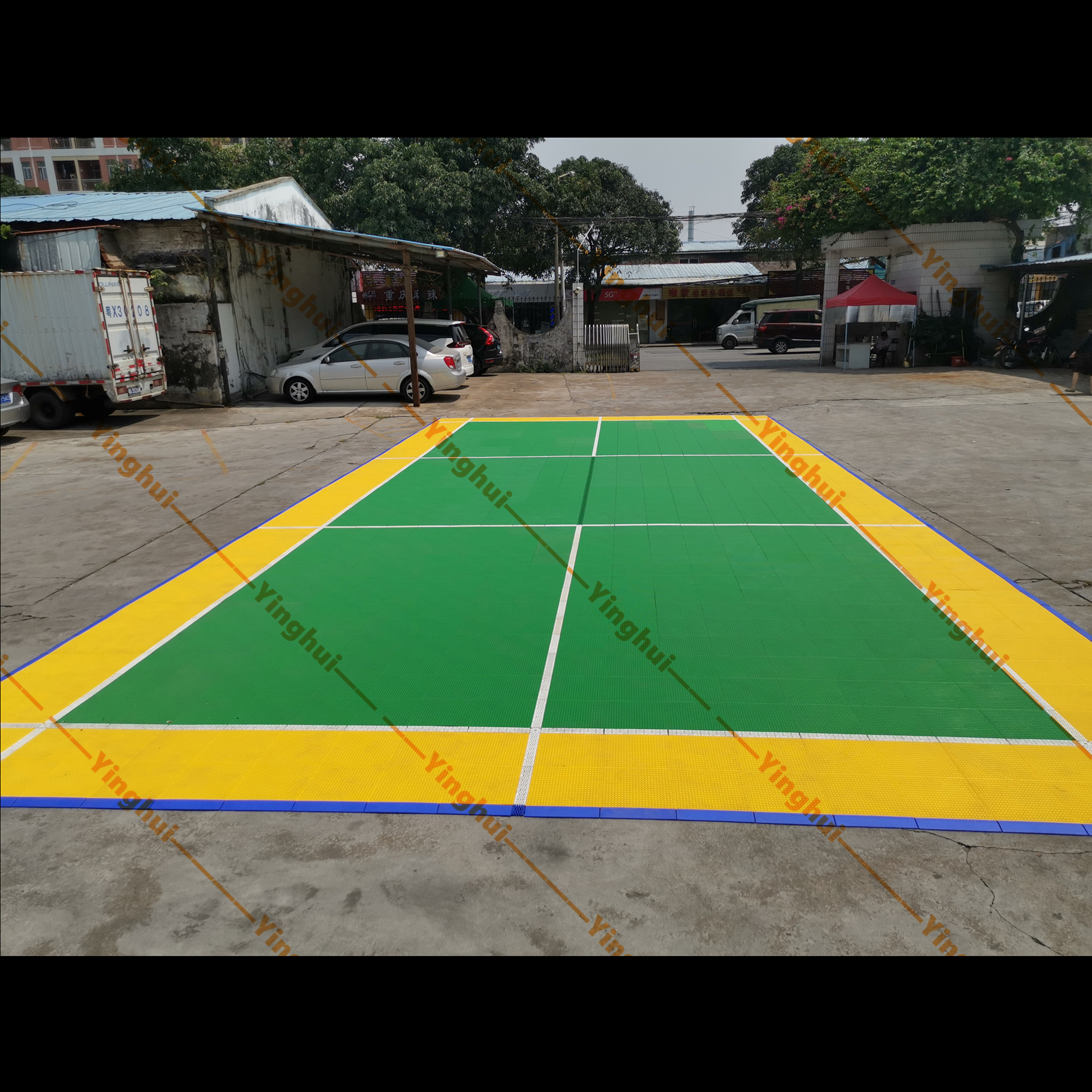 O-04 FIBA Approved Synthetic Basketball Court Floor Surface Portable Tile