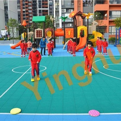 O-02 tartan basketball gym floor synthetic volleyball court outdoor sport flooring