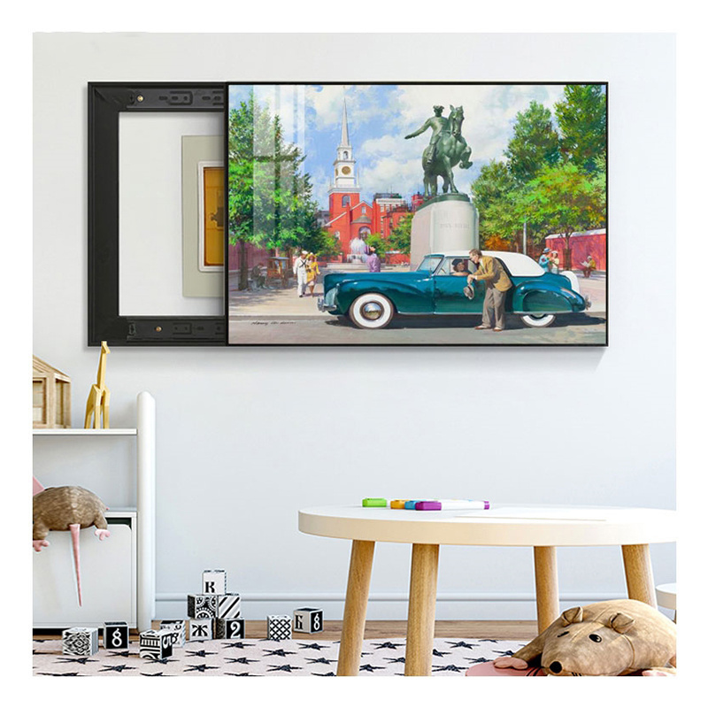 Driving Dream Car Theme Electric Meter Box Decorative Painting Personality Space Decoration