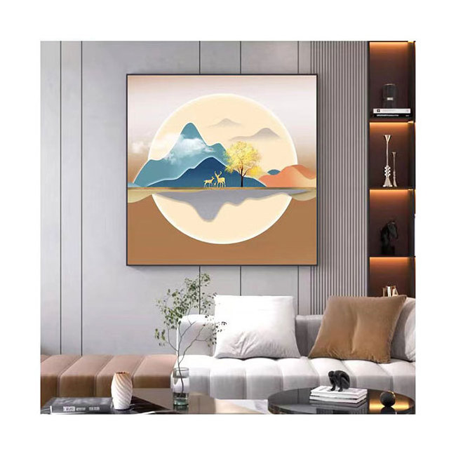 Simple Design Restaurant Wall Decoration Painting Interior Wall Paintings Canvas Art Decor