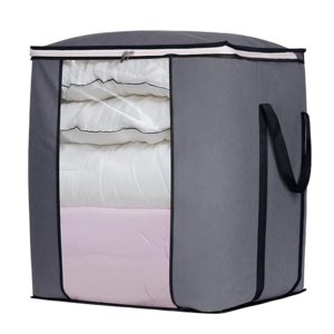 Lightweight Extra Large Moving Storage Bag Breathable Blankets Storage Containers for Clothes Blankets