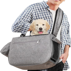 Extra-Large Hand Free Safe Puppy Bag Pet Dog Sling Carrier for Small Animals Outdoor Travel Hiking