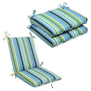 E742 Outdoor Stripe Pattern Square Cushion Garden Sets Replacement Cushion Covers Outdoor Furniture