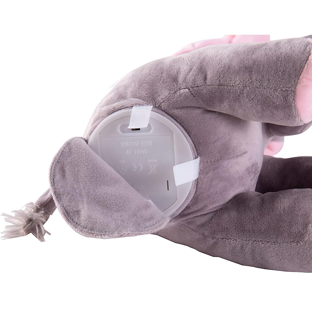 A180 Animated Plush Singing Elephant Interactive Musical Peek-a-Boo Moving Ears Adorable Stuffed Animal Moving Music Plush Toy