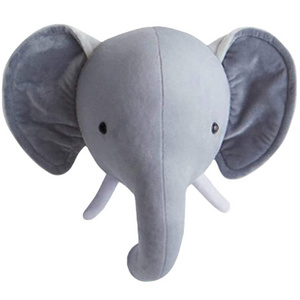 1399 Elephant Nursery Decor Child's Bedroom Stuffed Animal Head Wall Decor Room Creative Decorative Head Animal Wall