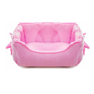 Machine Washable Soft Breathable Bowknot Pet Cat Cushion Cute Princess Dog Bed for Small Dogs