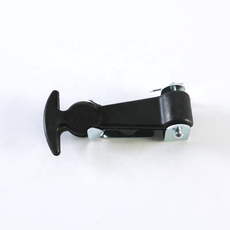 03211  Rubber Front Mount Flexible T Handle Pull Draw Latch Catch