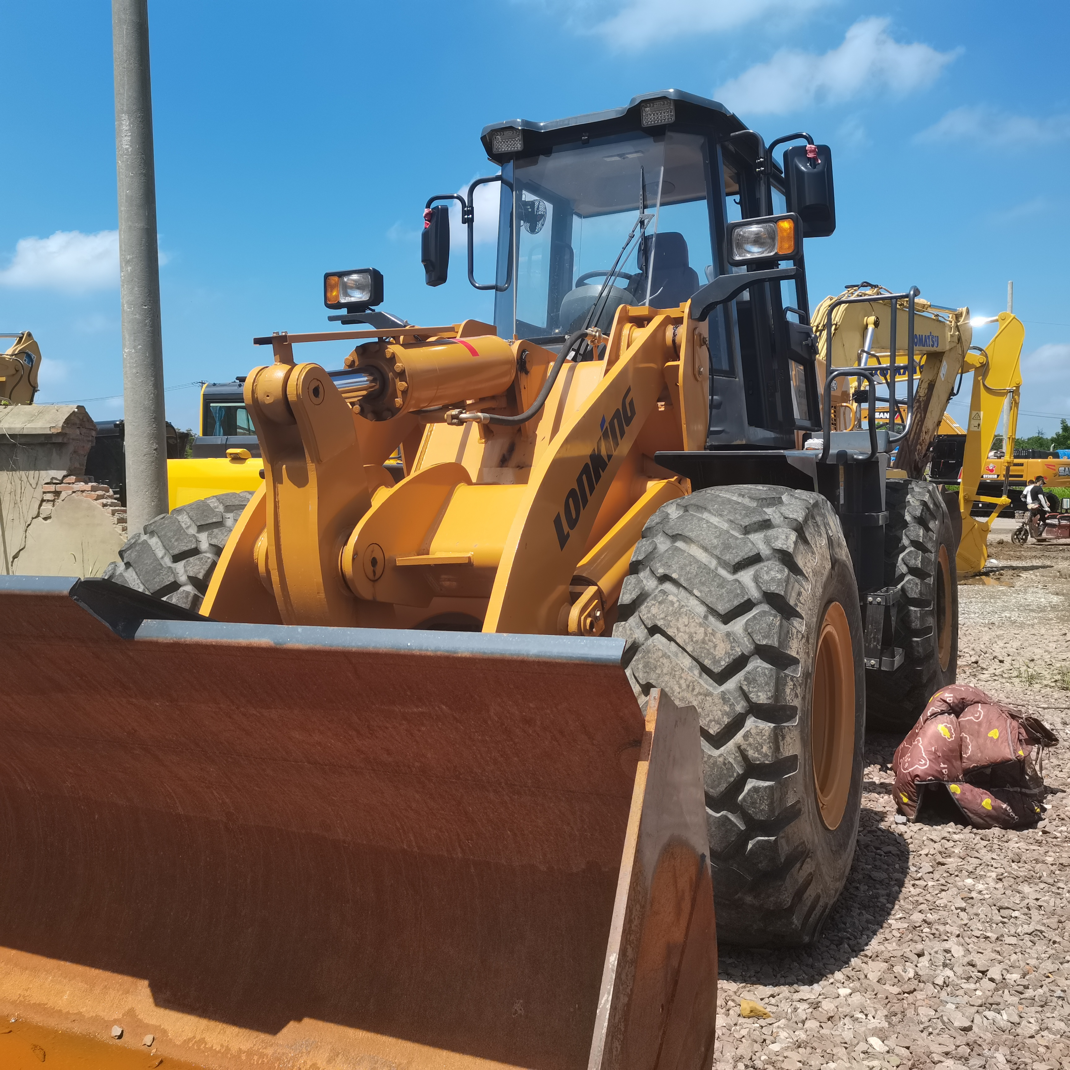 high performance LONKING Used wheel Loader CDM855NE on sale in Famous Chinese Brand good condition Used wheel Loader CDM855NE