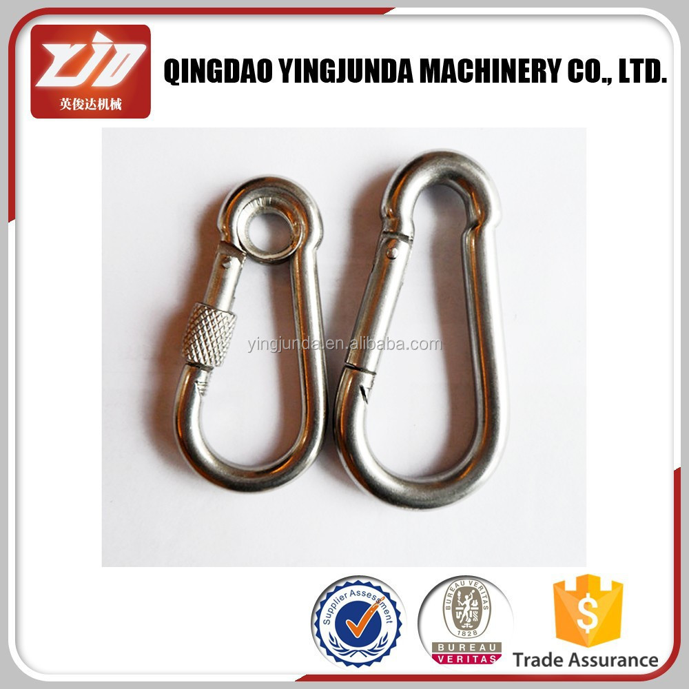 snap hook snap hook with eyelet stainless steel carabiner factory price