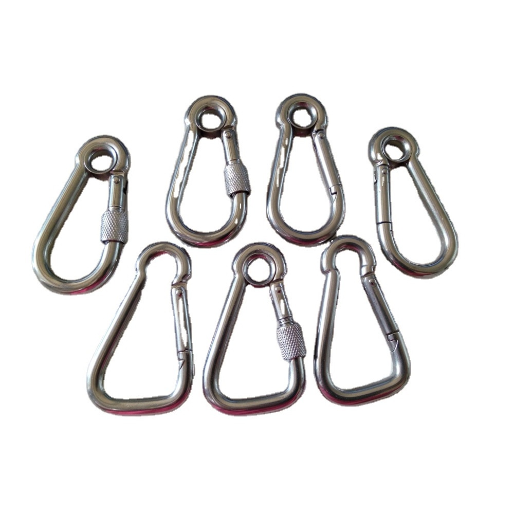 snap hook snap hook with eyelet stainless steel carabiner factory price