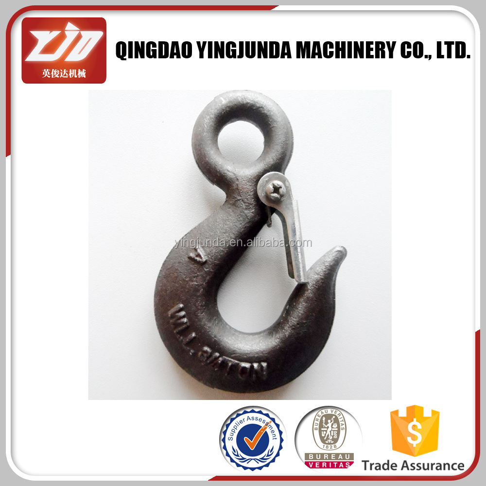 US Type 320A/C Eye Hook Hoist Hook Crane Hook with Latch