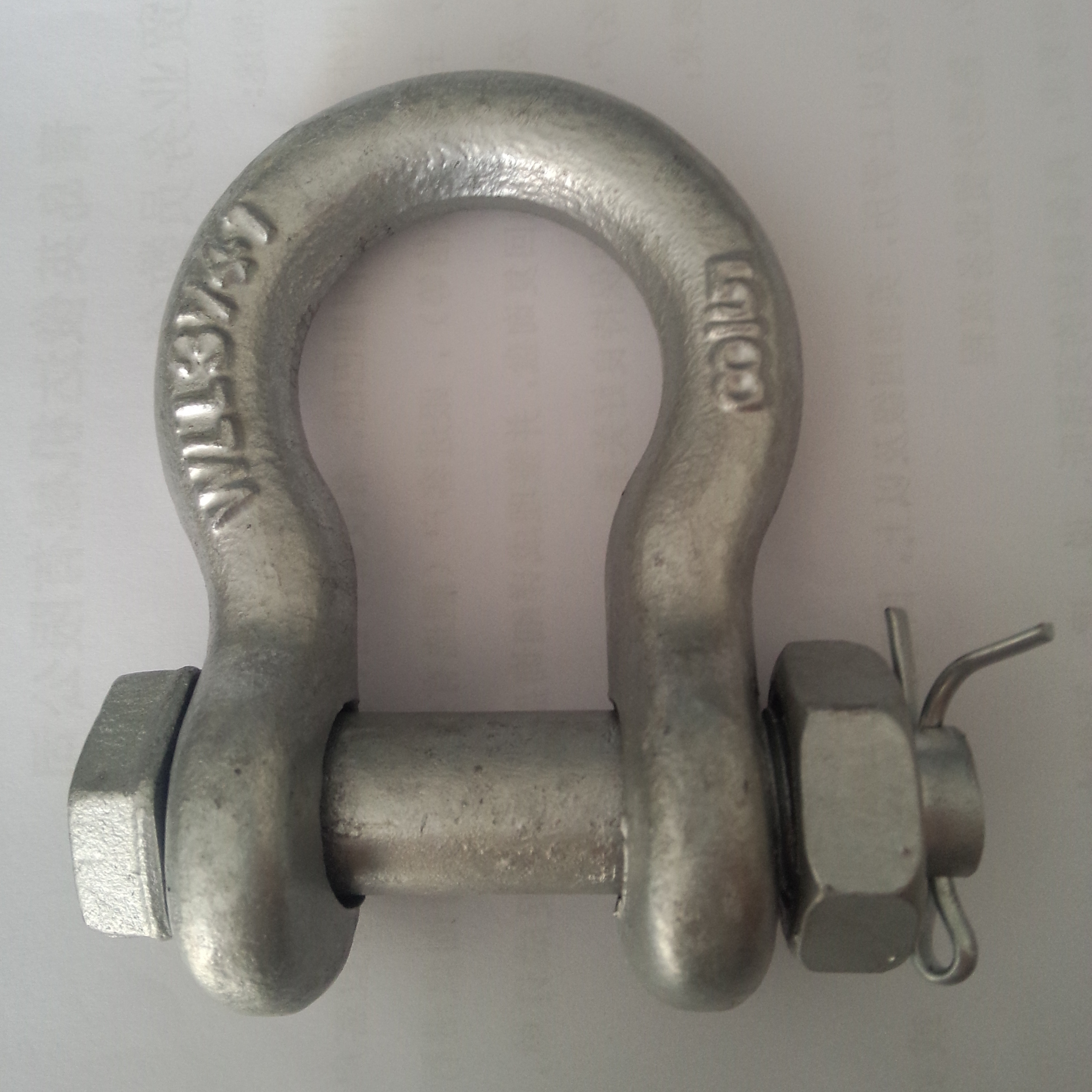 US round pin anchor shackle stainless steel bow mini shackle D shackles 10 ton