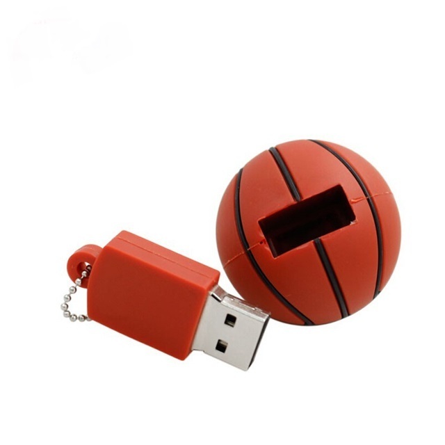 Custom PVC USB Memories Rubber Football Shape Pen Drive USB2.0 3.0 Flash Disk 2D/3D Silicone USB Flash Drive