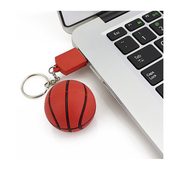 Custom PVC USB Memories Rubber Football Shape Pen Drive USB2.0 3.0 Flash Disk 2D/3D Silicone USB Flash Drive