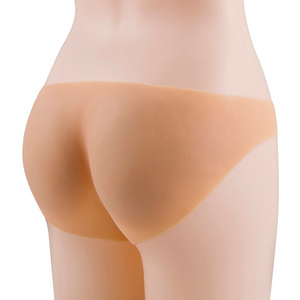 100% Silicone Soft One Piece Hip Enhance Fake Buttocks Silicone One Piece Briefs Crossdresser Underwear Butt Pads Panty