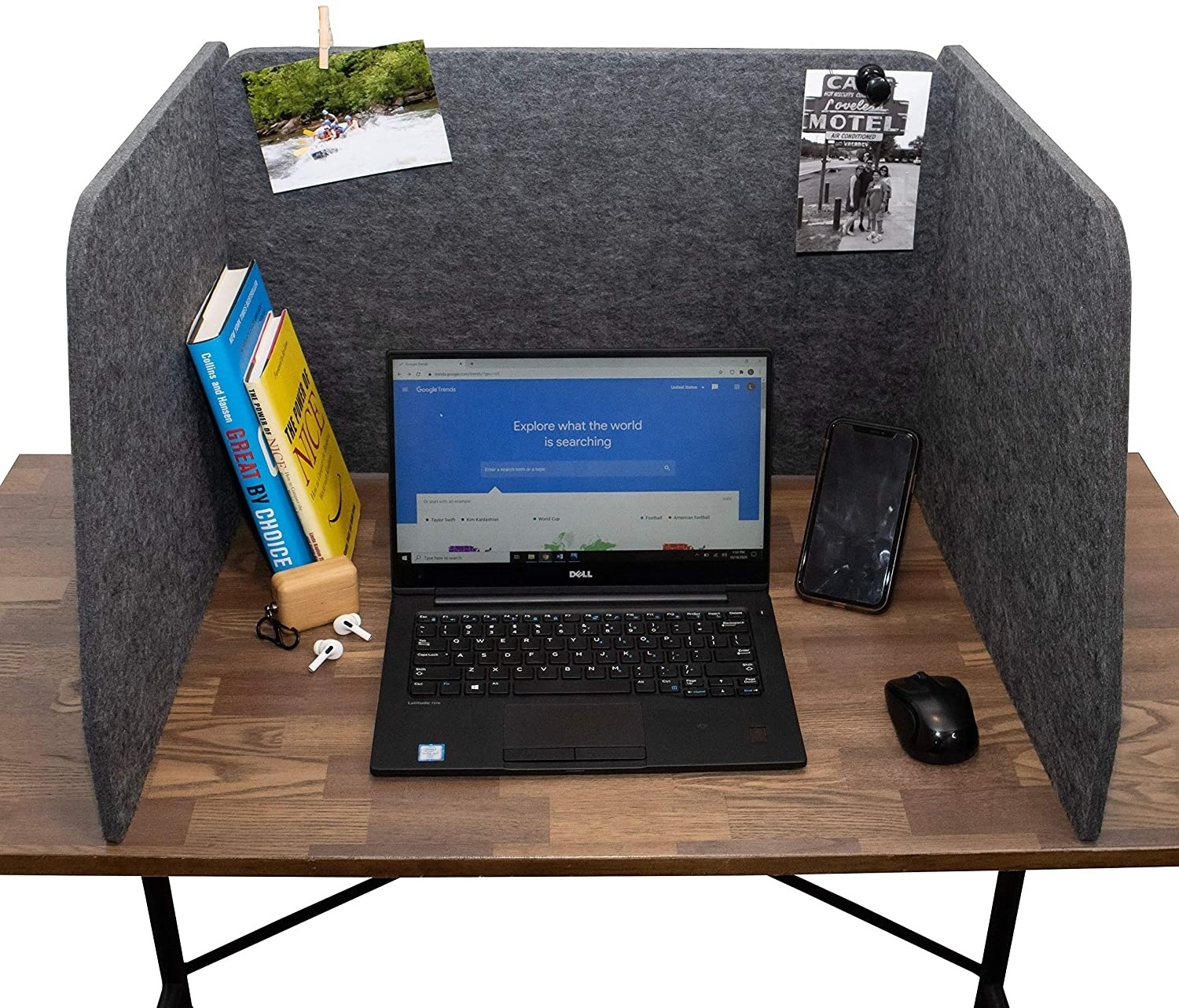 Recyclable Polyester Fiber PET Felt Acoustic Office Privacy Screen Panels Soundproof Desk Table Room  Divider panel