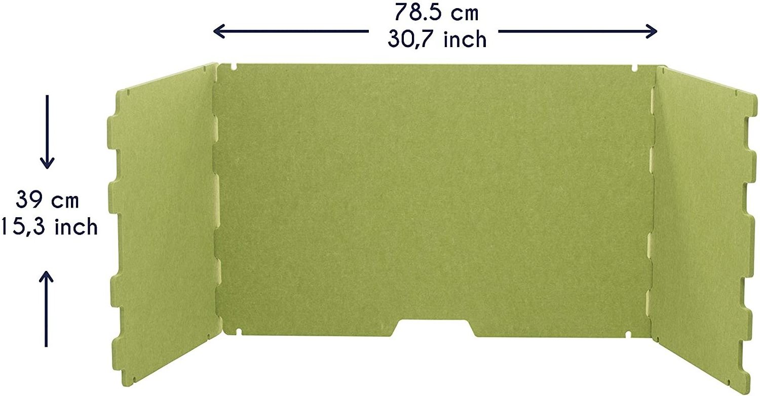 Recyclable Polyester Fiber PET Felt Acoustic Office Privacy Screen Panels Soundproof Desk Table Room  Divider panel