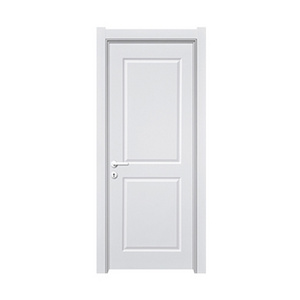 Yingkang factory direct selling white pvc door for interior doors with handles