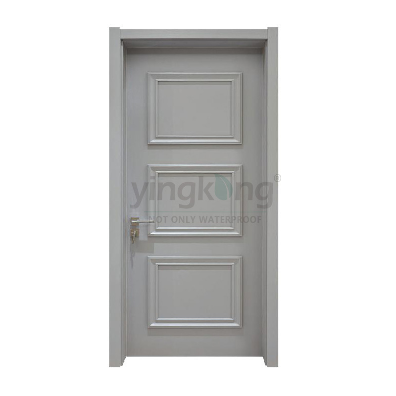 Factory sale High Quality Simply Style WPC PVC Film Laminated WPC Swing Door