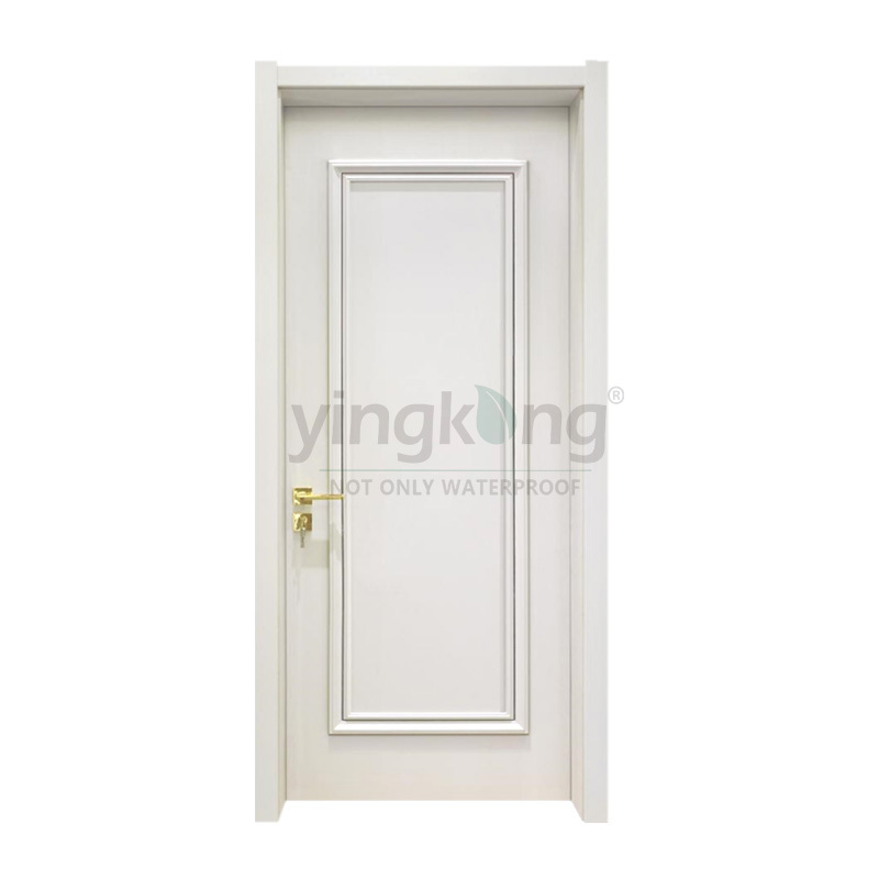 Factory sale High Quality Simply Style WPC PVC Film Laminated WPC Swing Door