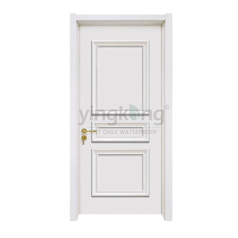 Factory sale High Quality Simply Style WPC PVC Film Laminated WPC Swing Door