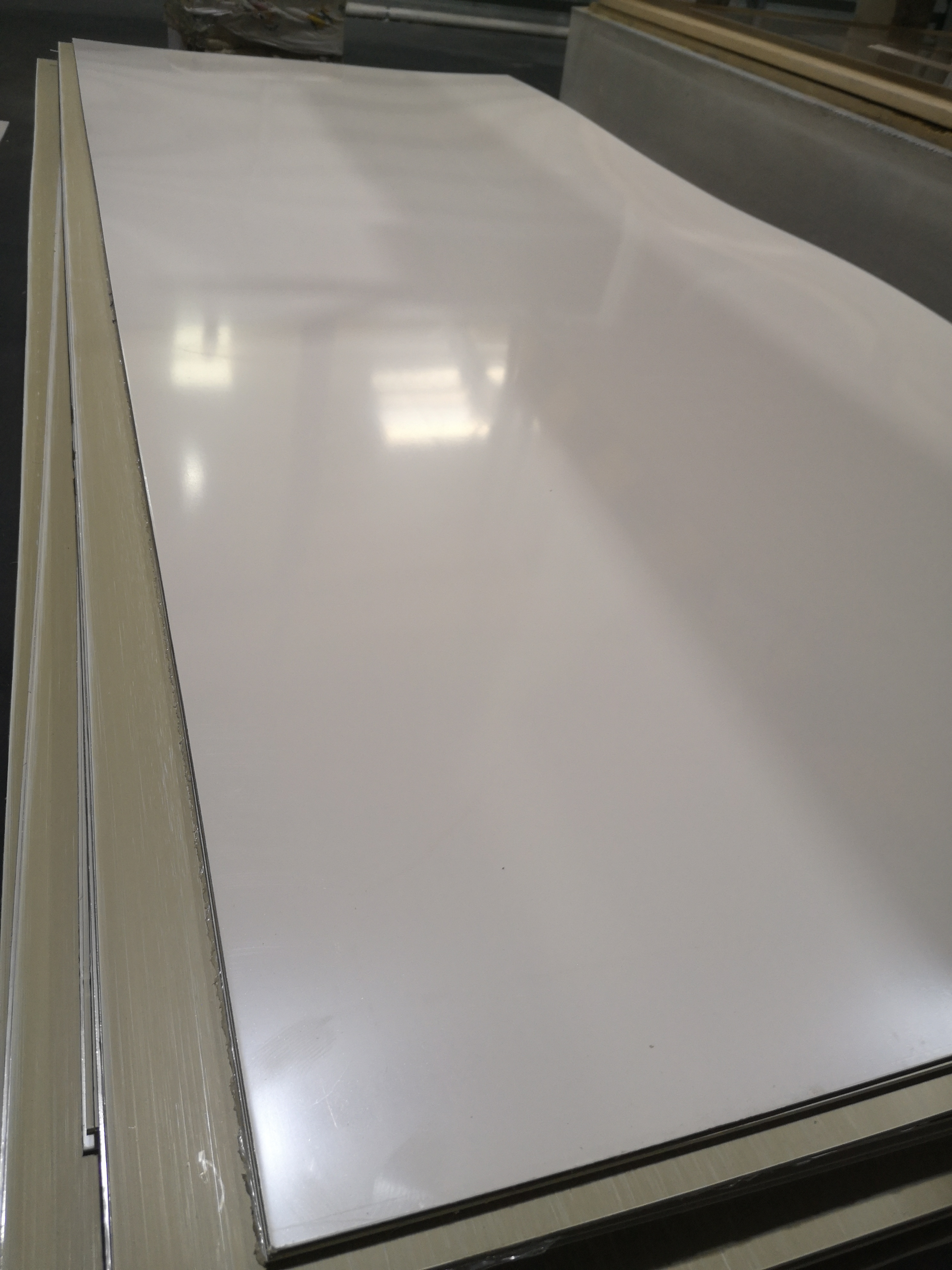 Yingkang high-quality waterproof 2mm wpc door skin for door factory