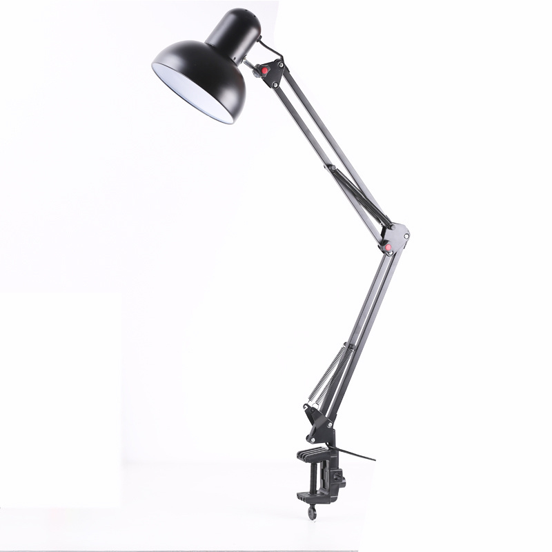 study work read metal table lamps e27 simple modern direction adjustable swing arm folding desk light