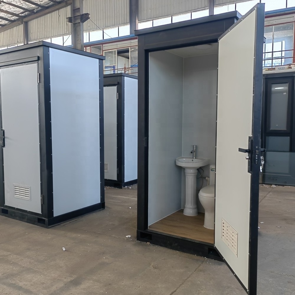 Practical multi-person Public prefab toilet Luxurious portable sanitary bathroom portable mobile toilet shower room