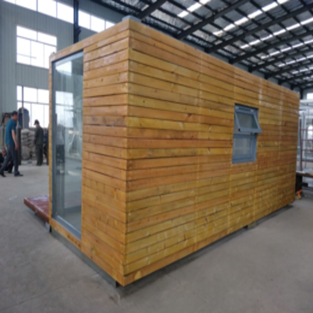 affordable prefab frame outdoor modern design  portable cabin 20ft kit solid wood mobile container office housing unit