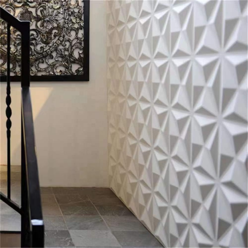 PVC decor 3D pvc ceiling tiles embossed background home decoration Waterproof PVC 3D ceiling Wall Panel