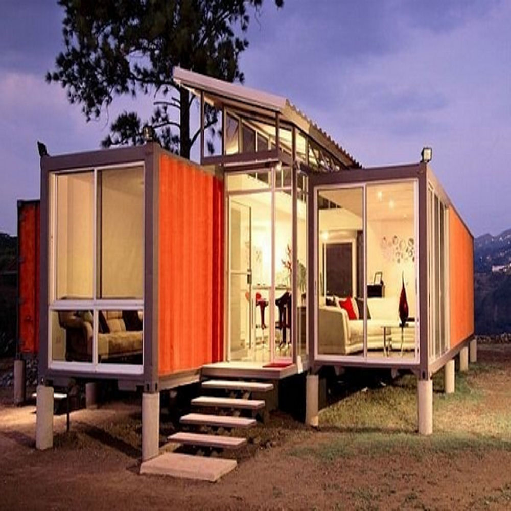 china steel structure homes prefabricated expandable container prefab house villa homes mobile luxury villa low cost