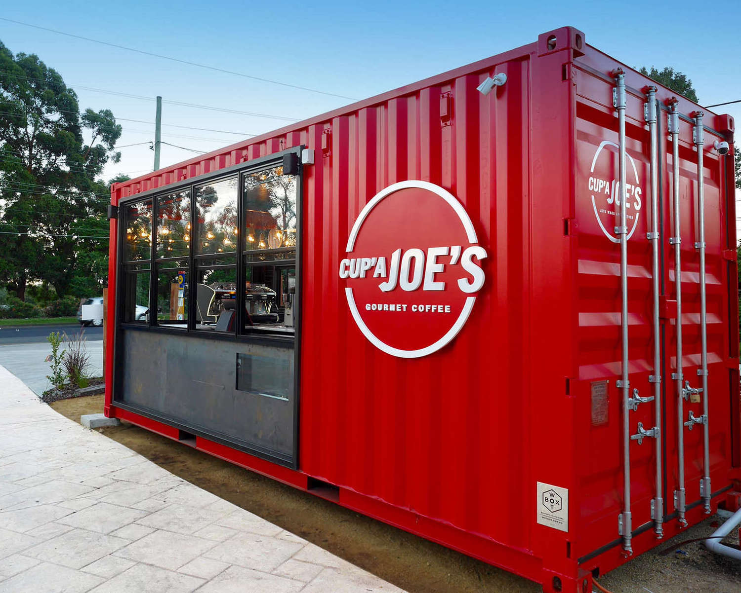 pop up Portable 20ft shipping container coffee  glass style mobile shop restaurant  fast food