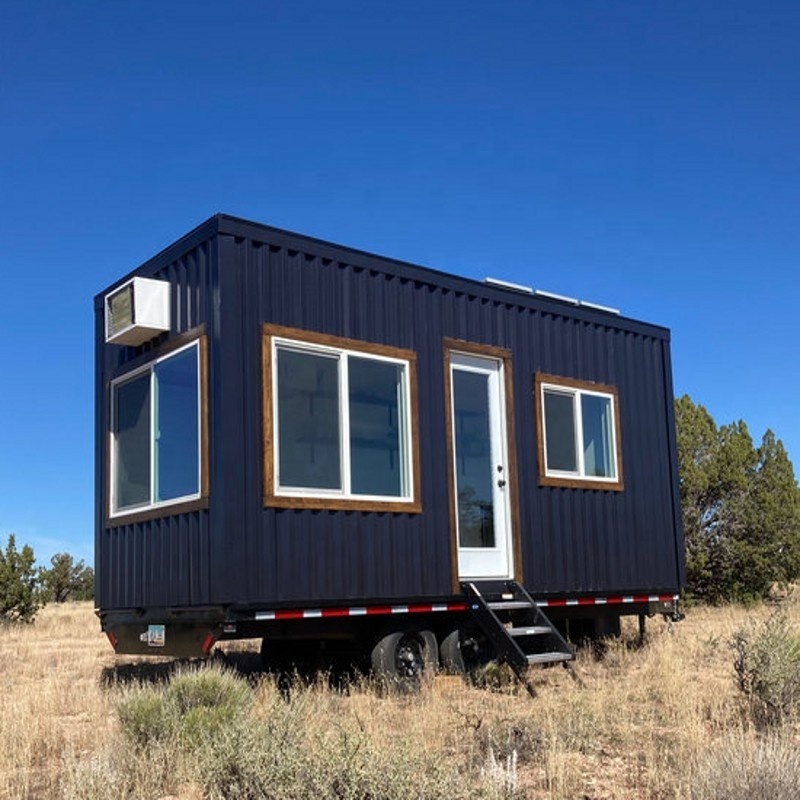 Fast Build prefabricated Wooden House Log Homes timber Cabins Leisure Huts low cost prefab kitchen bathroom tiny house on wheels