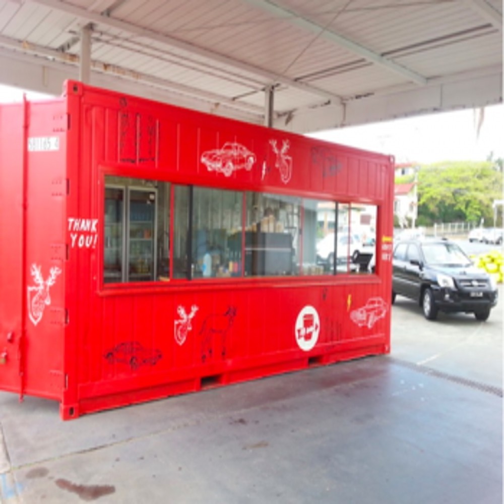 Pop-Up mobile coffee shop container design 10ft/20ft/40ft Prefabricated food kiosk for sale shipping container coffee shop