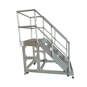 working platform/work platform with handrail/aluminum stair and platform system