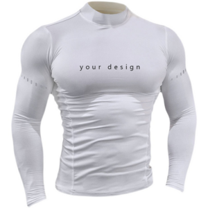 Custom Men's Clothing Sport Athletic Workout T shirt Men'S Long-Sleeve Compression Shirt Under Base-Layer Running Gym T-Shirts