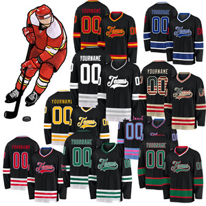 2022-2023 hockey jerseys made in china Custom name logo with multiple selection styles youth hockey jersey