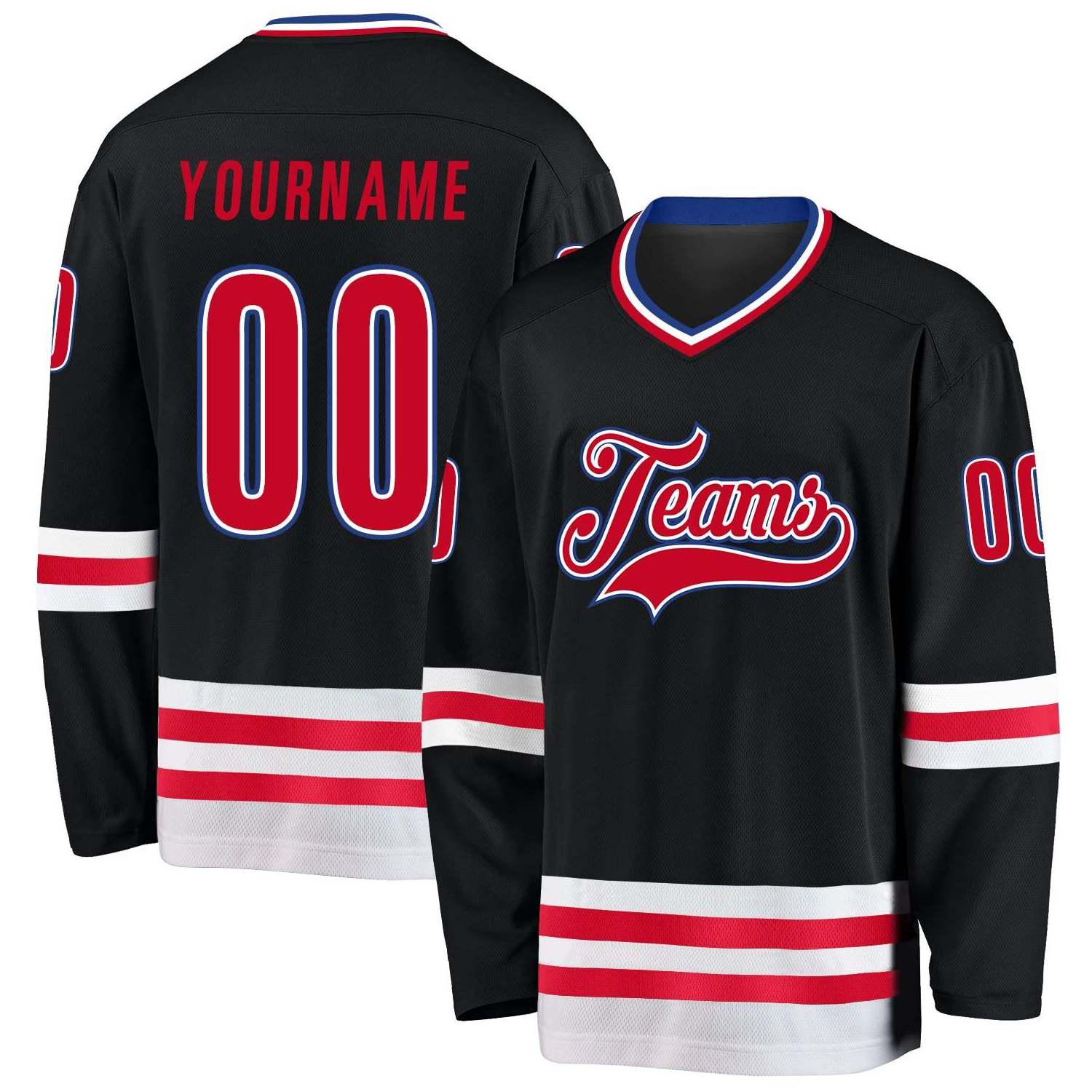 2022-2023 hockey jerseys made in china Custom name logo with multiple selection styles youth hockey jersey