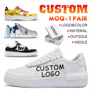 Sneakers,Rep Print White Customizable Wholesale Chunky Air 1 Cheap Name Brand Designer Custom Logo Trainers Walking Shoes Men